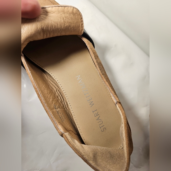 STUART WEITZMAN | Wylie Flat Suede Fold-Down Loafers Sz 36 - 5.5 US - Picture 8 of 12